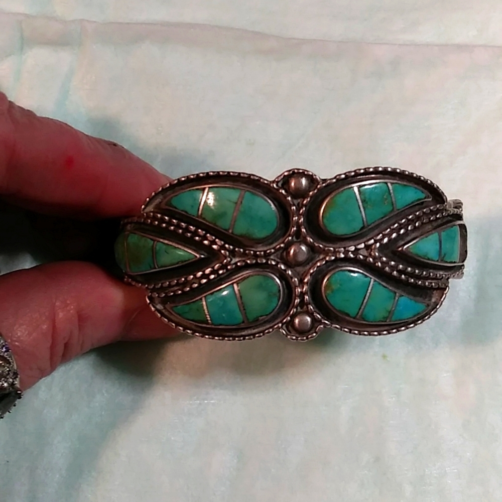 ZUNI channel inlay bracelet